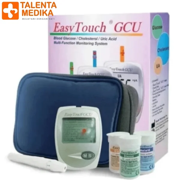 Easy Touch GCU 3 In 1 (Tes Gula Darah, Asam Urat, Kolesterol) - Image 3