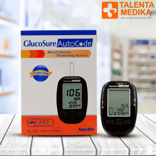 Glucosure Autocode Blood Glucose - Alat Cek Gula Darah / Glukosa