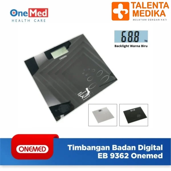 OneMed Timbangan Badan Digital EB 9362 - Digital Bathroom Scale