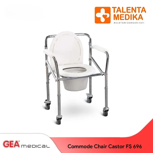 GEA Commode Chair FS 696 + Castor